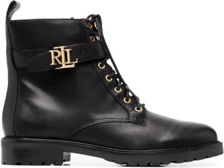 Lauren Ralph Lauren Boots met doornsluiting en labeldetail model 'ELRIDGE'