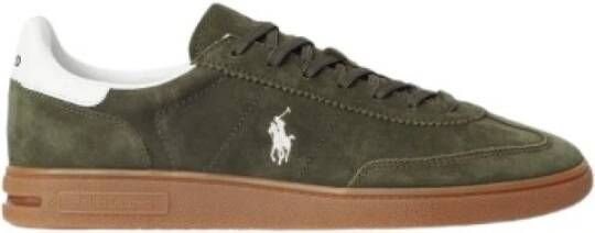 Polo Ralph Lauren Bedford Daim Lage Sneakers