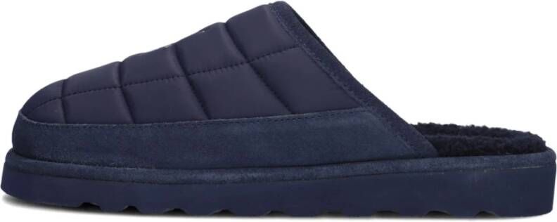 Polo Ralph Lauren Blauwe Scuff-Dress Pantoffels voor Heren Blue Heren