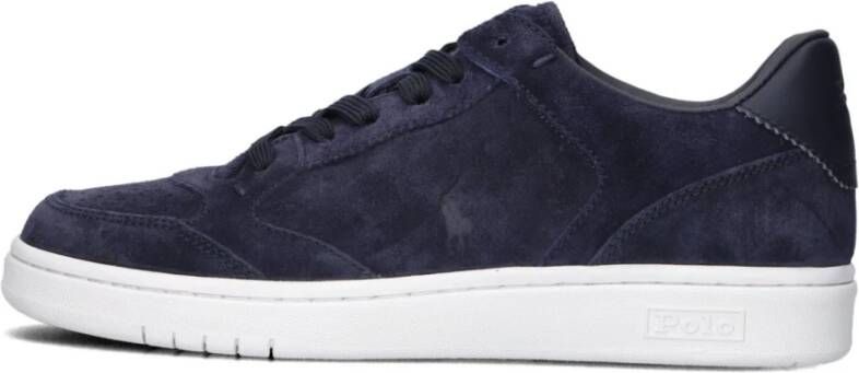 POLO RALPH LAUREN Ralph Lauren Lage Sneakers Heren Polo Court Maat: 40 Materiaal: Suède Kleur: Blauw - Foto 2