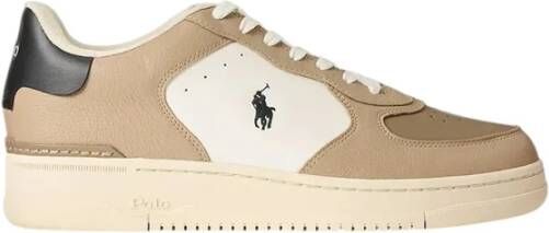 Polo Ralph Lauren Casual Sneakers voor Dagelijks Gebruik Beige Heren