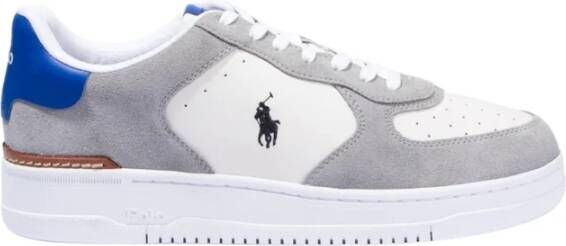 Polo Ralph Lauren Luxe Leren Court Sneaker Master Multicolor Heren