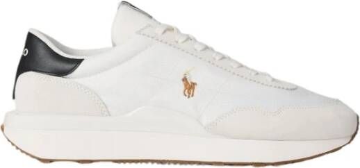 Polo Ralph Lauren Leren sneakers met logostitching model 'TRAIN'