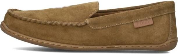 Polo Ralph Lauren Heren Pantoffels Brenan-dress Bruin Brown Heren