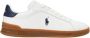 Polo Ralph Lauren Heritage Court II Leren Sneakers White Heren - Thumbnail 5