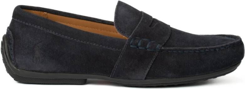 POLO RALPH LAUREN Ralph Lauren Mocassins Heren Reynold Maat: 45 Materiaal: Suède Kleur: Blauw - Foto 3