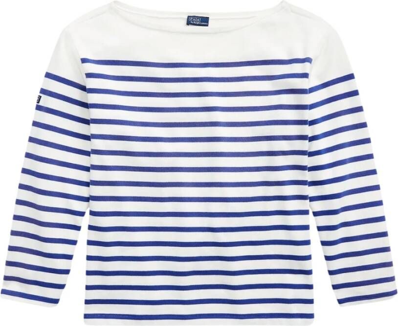 Polo Ralph Lauren Klassiek gestreept bootneck T-shirt