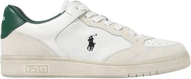 Polo Ralph Lauren Klassieke Court Sneaker White Heren