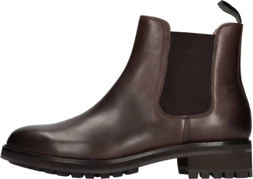 Polo Ralph Lauren Chelsea boots van echt runderleer model 'BRYSON'