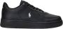POLO RALPH LAUREN Ralph Lauren Lage Sneakers Heren Masters Court Low Top Maat: 47 Materiaal: Leer Kleur: Zwart - Thumbnail 3