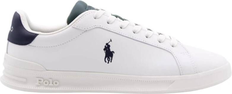 POLO RALPH LAUREN Ralph Lauren Lage Sneakers Heren Heritage Court Ii Maat: 46 Materiaal: Leer Kleur: Wit - Foto 3