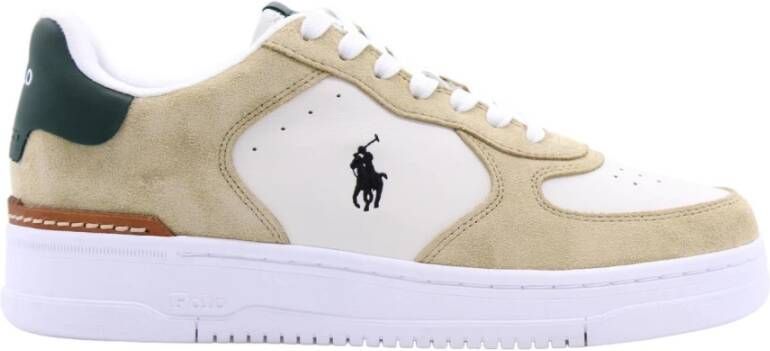 Polo Ralph Lauren Leren sneakers met logostitching model 'MASTERS'