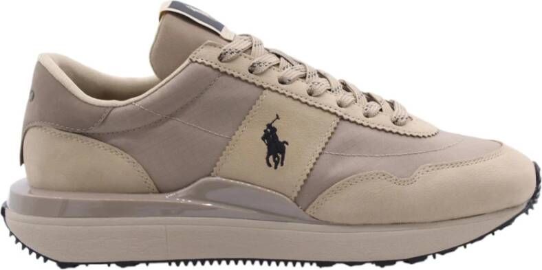 Polo Ralph Lauren Leren sneakers met logodetail model 'TRAIN' - Foto 7