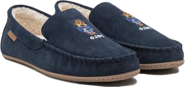Polo Ralph Lauren Polo Pantoffels Blauw Blue Heren