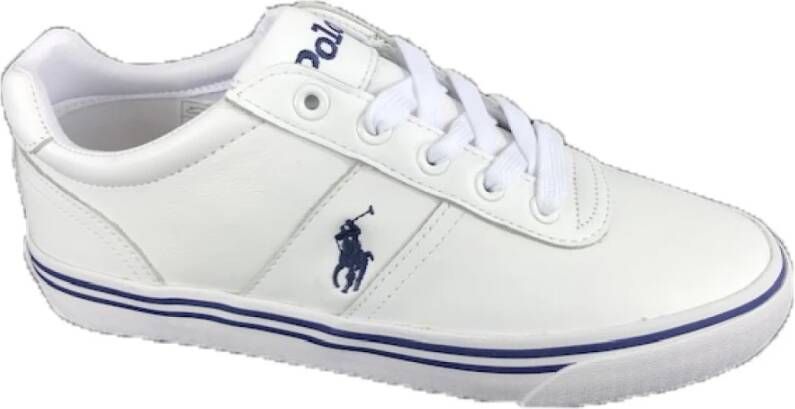 Ralph Lauren Stijlvolle Hanford Sneakers voor Mannen White Heren