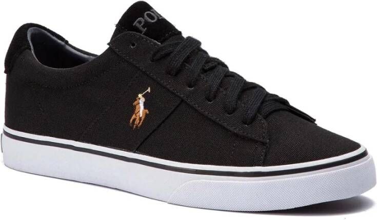 Ralph Lauren Canvas Herensneakers Black Heren - Foto 2