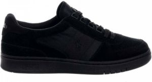 Ralph Lauren Sneakers met Suede details Zwart