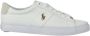 Ralph Lauren Sneakers van een mix van textiel en leer met logostitching - Thumbnail 2