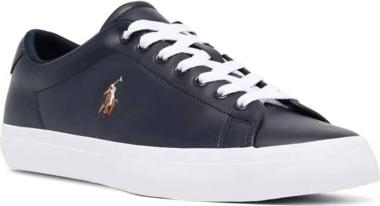 Ralph Lauren Blauwe casual sneakers met lage profiel voor heren Blue Heren