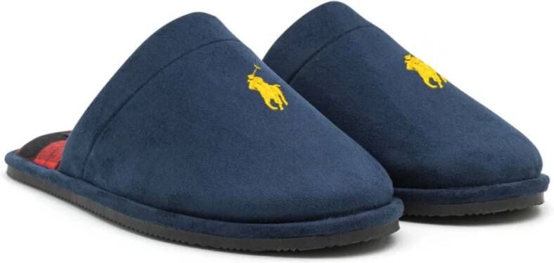 Polo Ralph Lauren Stijlvolle Instap Pantoffels met Memory Foam Zool Blue Heren - Foto 4