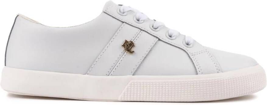 Lauren Ralph Lauren Sneakers van leer met labelapplicatie model 'JANSON'