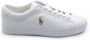 Polo Ralph Lauren Sneakers van leer met labelstitching model 'LONGWOOD' - Thumbnail 8