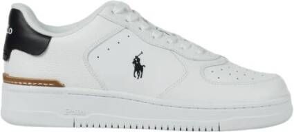 Polo Ralph Lauren Masters Court Low Fashion sneakers Schoenen white black maat: 42 beschikbare maaten:42 43 44 45 46