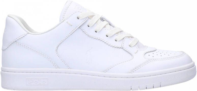 POLO RALPH LAUREN Ralph Lauren Hoge Sneakers Heren Polo Crt Lux Maat: 42 5 Materiaal: Leer Kleur: Wit - Foto 3