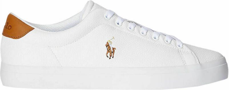 Polo Ralph Lauren Leren Longwood Sneakers met Multicolor Paardenborduursel White - Foto 2
