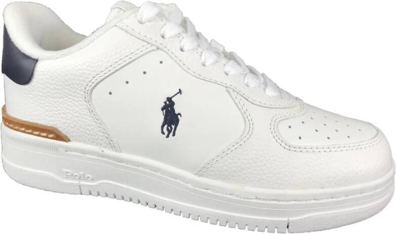 POLO RALPH LAUREN Ralph Lauren Lage Sneakers Heren Masters Court Low Top Maat: 48 Materiaal: Leer Kleur: Wit - Foto 11