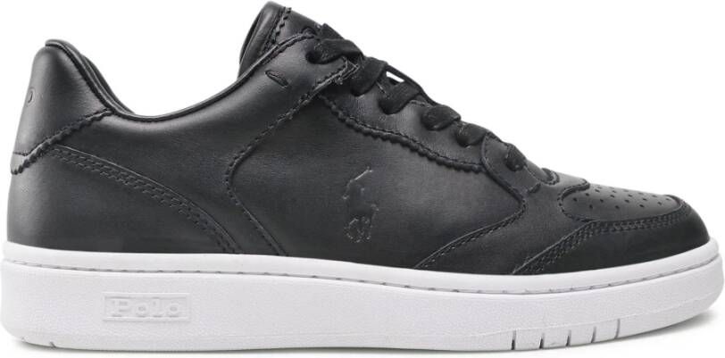 Polo Ralph Lauren Sneakers met ronde neus en verstevigde hiel Black - Foto 3