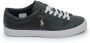 Ralph Lauren Zwarte casual herensneakers met lage profiel Black Heren - Thumbnail 8