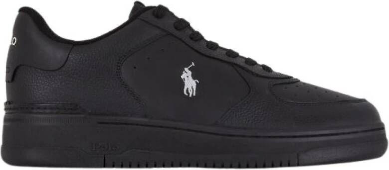 POLO RALPH LAUREN Ralph Lauren Lage Sneakers Heren Masters Court Low Top Maat: 45 Materiaal: Leer Kleur: Zwart - Foto 6
