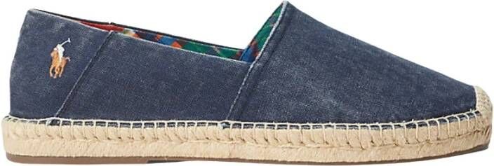 Polo Ralph Lauren Klassieke Espadrilles voor Mannen en Vrouwen Blue Heren