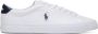 Polo Ralph Lauren Stijlvolle Lage Top Lace Sneakers van Leer White - Thumbnail 1