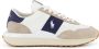 Polo Ralph Lauren Stijlvolle Sneakers in Marineblauw en Beige - Thumbnail 1