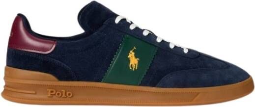 POLO RALPH LAUREN Ralph Lauren Lage Sneakers Heren Heritage Area Suède Blauw