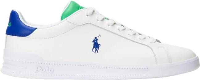 Polo Ralph Lauren Wit Groen Blauw Sneaker HRT CRT White Heren