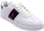 Polo Ralph Lauren Witte blauwe en rode sneakers White Heren - Thumbnail 5