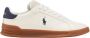 Polo Ralph Lauren Heritage Court II Leren Sneakers White Heren - Thumbnail 1