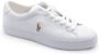 Polo Ralph Lauren Sneakers van leer met labelstitching model 'LONGWOOD' - Thumbnail 5