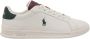 Polo Ralph Lauren Witte sportieve leren sneakers White Heren - Thumbnail 4
