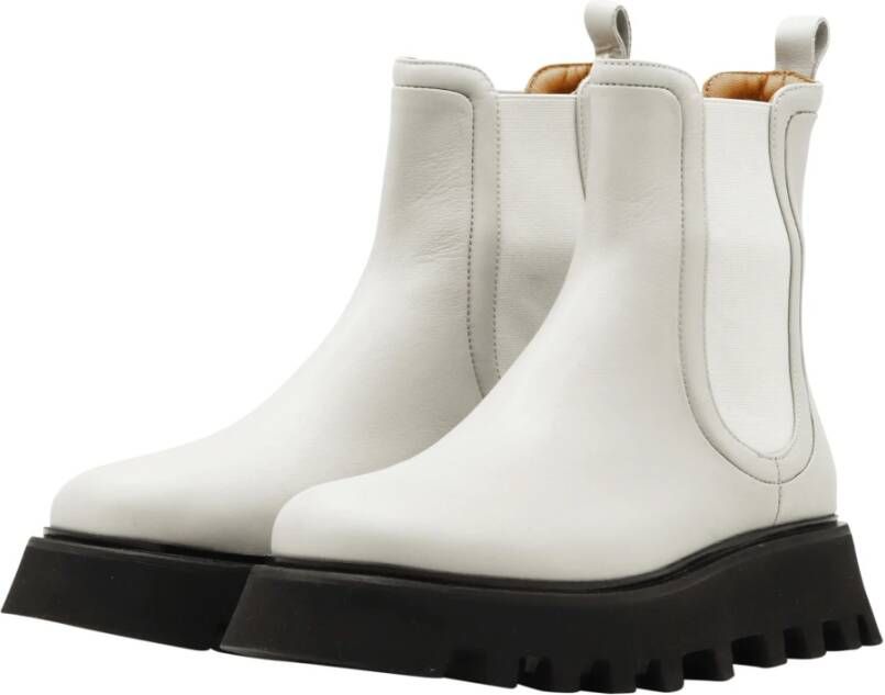 Pomme D'or Chelsea Boots Ice White White Styleo.: 0565a White Dames