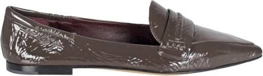 Pomme D'or Glanzende leren loafers puntige neus