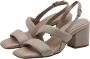 Pomme D'or Glove Sand Hoge Hak Sandalen Beige Dames - Thumbnail 1