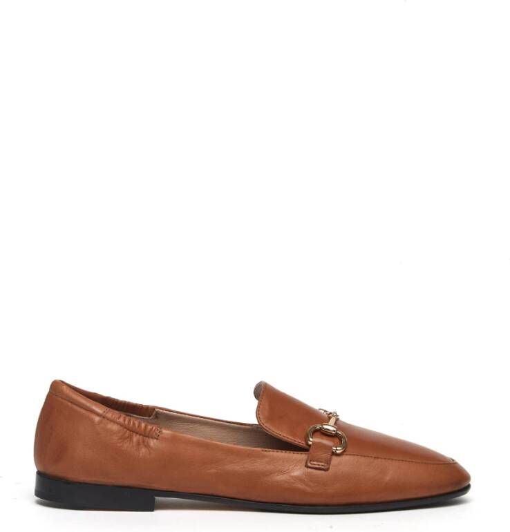 Pomme D'or Leren Mocassin Brown Dames