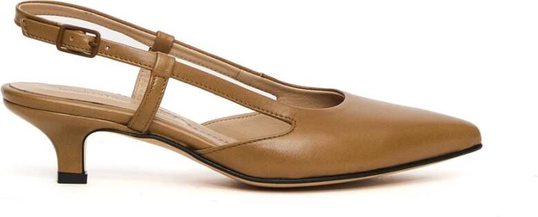Pomme D'or Leren Slingback Sandalen