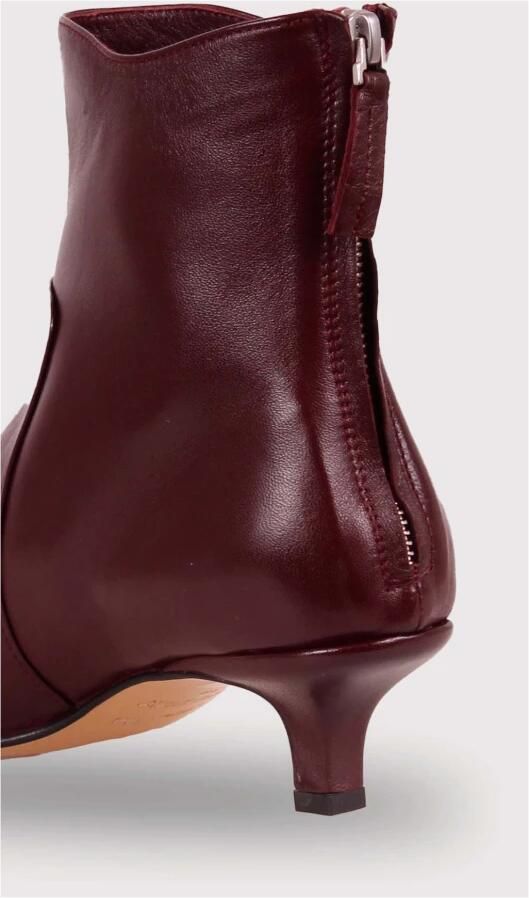 Pomme D'or Leren Enkellaarsjes