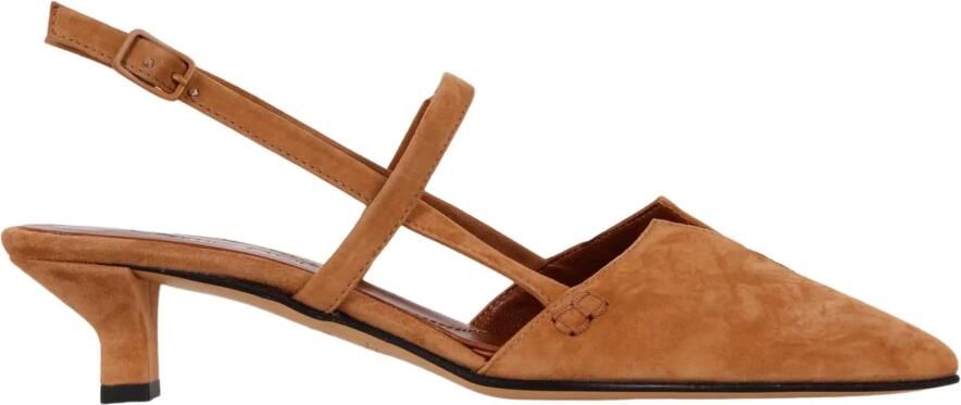 Pomme D'or Suède Slingback met Hak