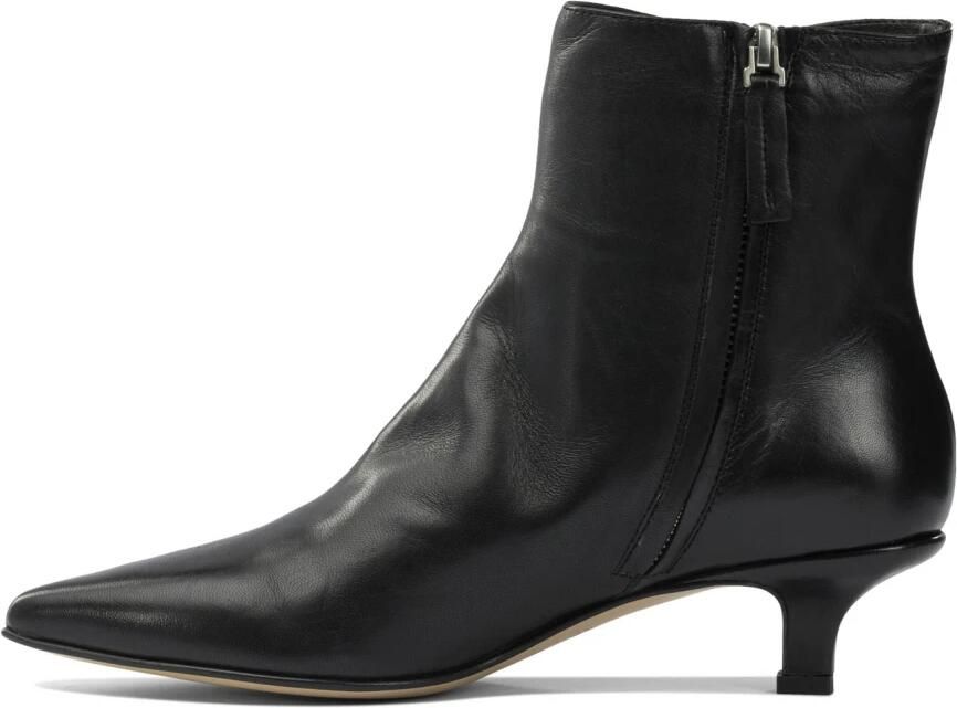 Pomme D'or Zwarte Leren Enkellaarzen Stijlvol Model